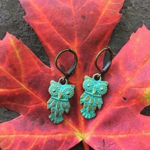 Adorable owl earrings